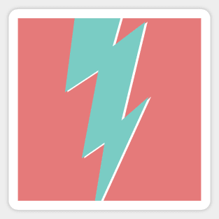 lightning bolt design Sticker